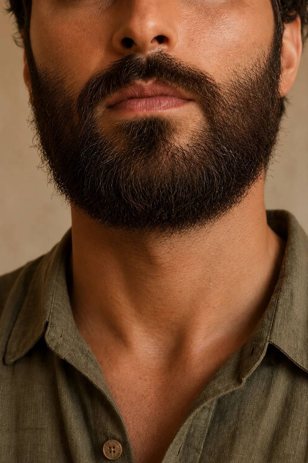 After Botanical Beard Oil, nourished beard with healthy natural sheen
